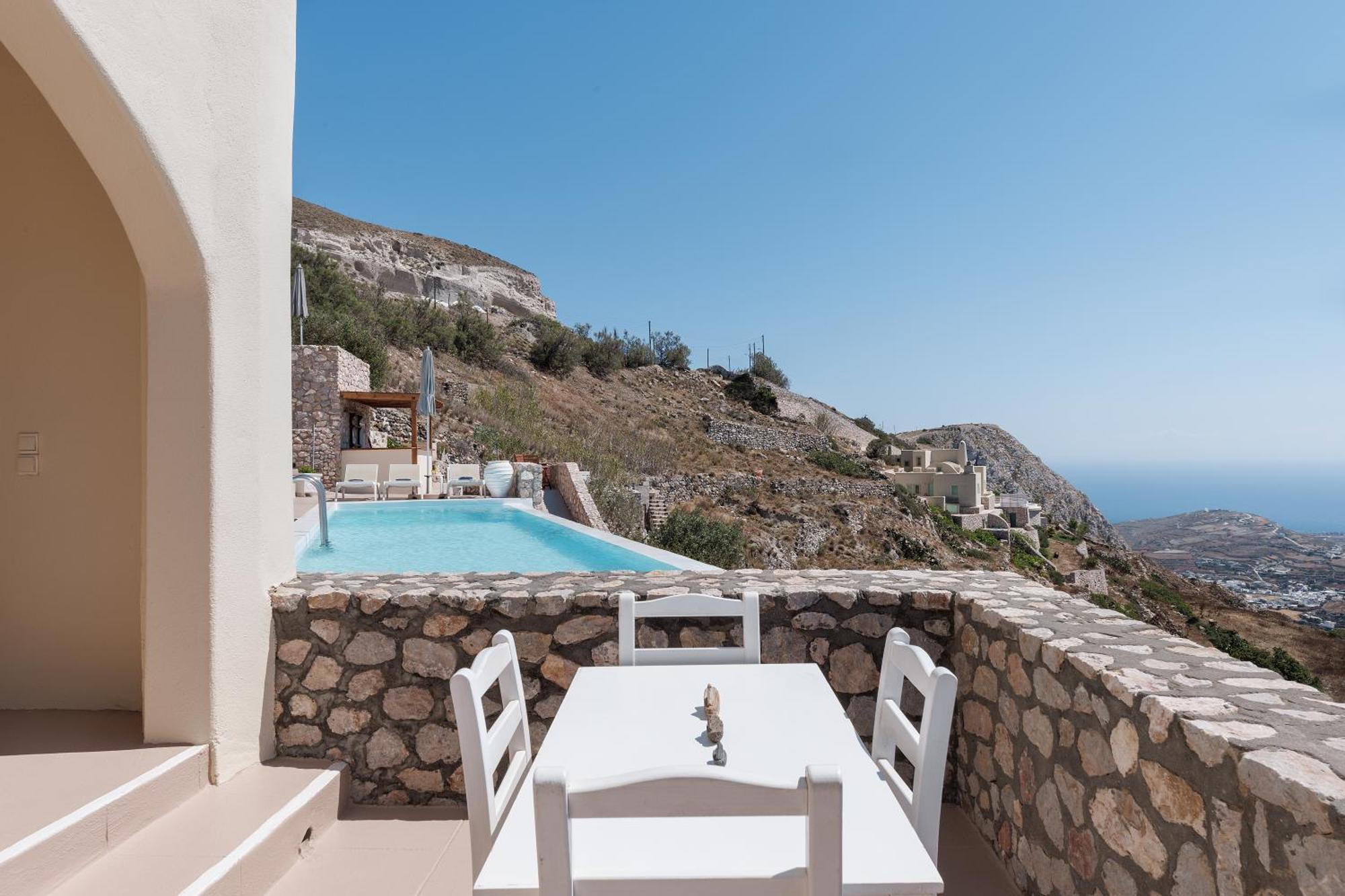 Zatrikion Santorini Villas Pýrgos Eksteriør bilde