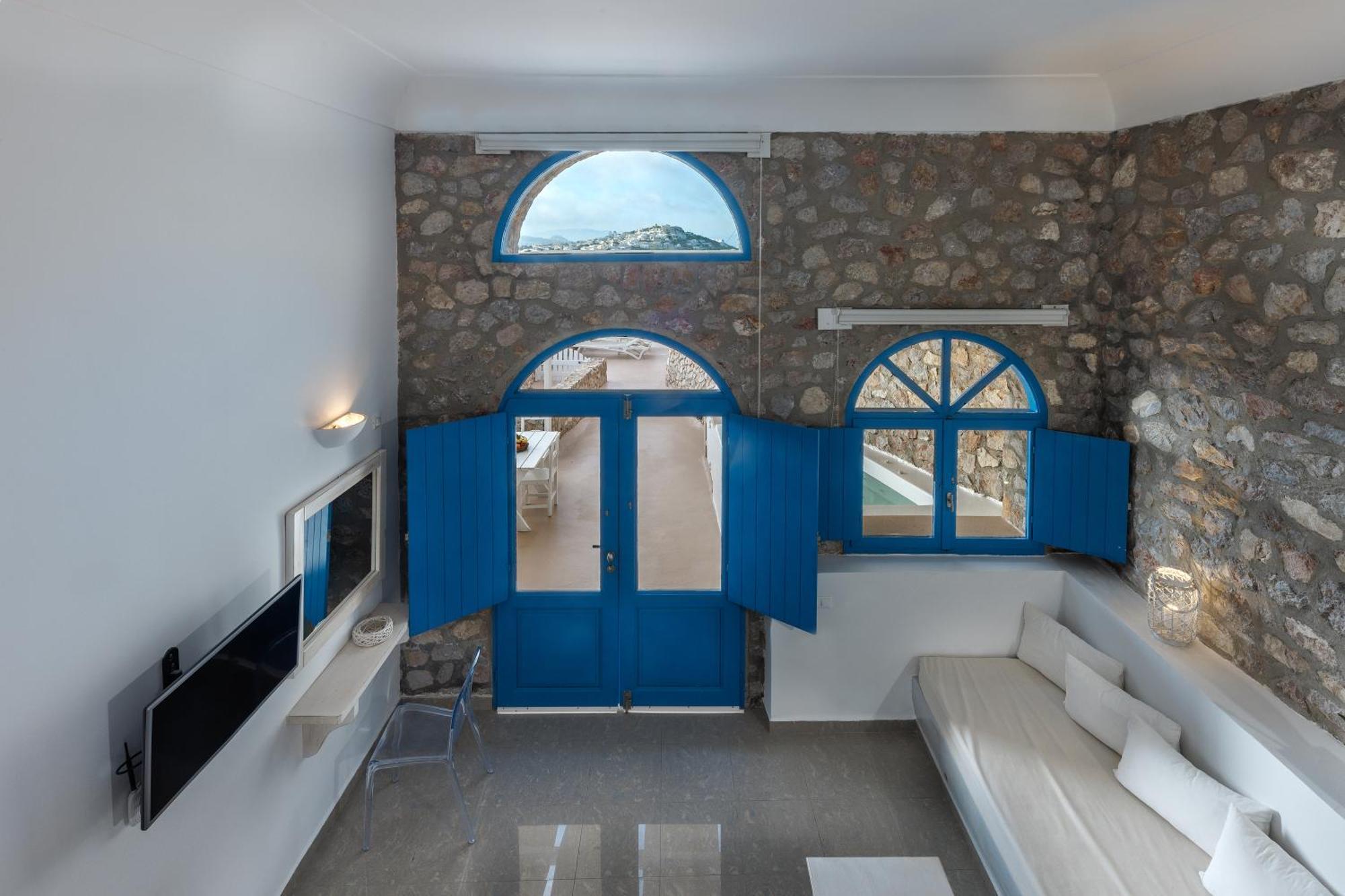 Zatrikion Santorini Villas Pýrgos Rom bilde