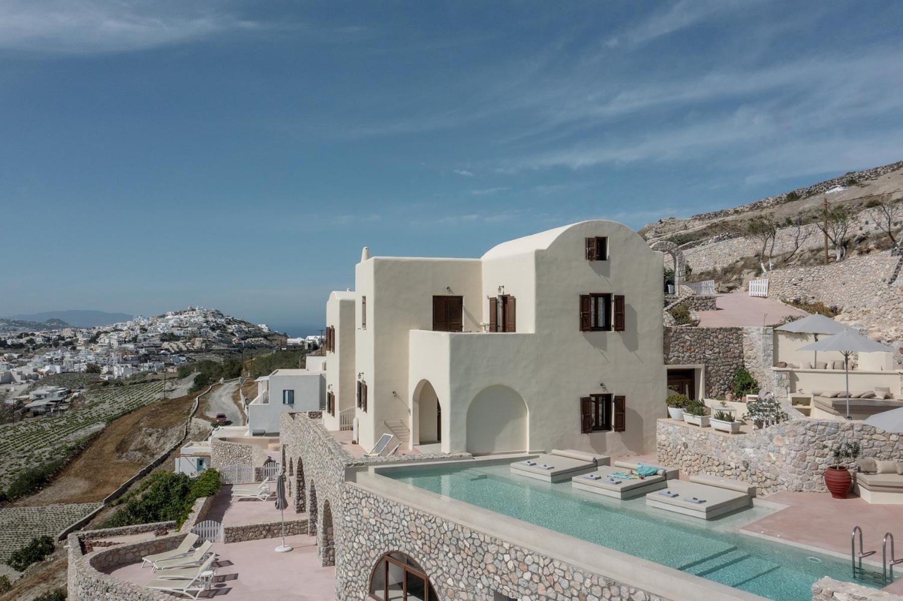 Zatrikion Santorini Villas Pýrgos Eksteriør bilde